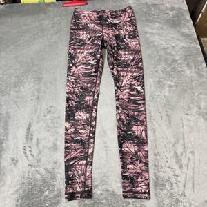 Manduka Women's Small Multicolored Mid Rise‎ Leggings Yoga Gym Athleisure